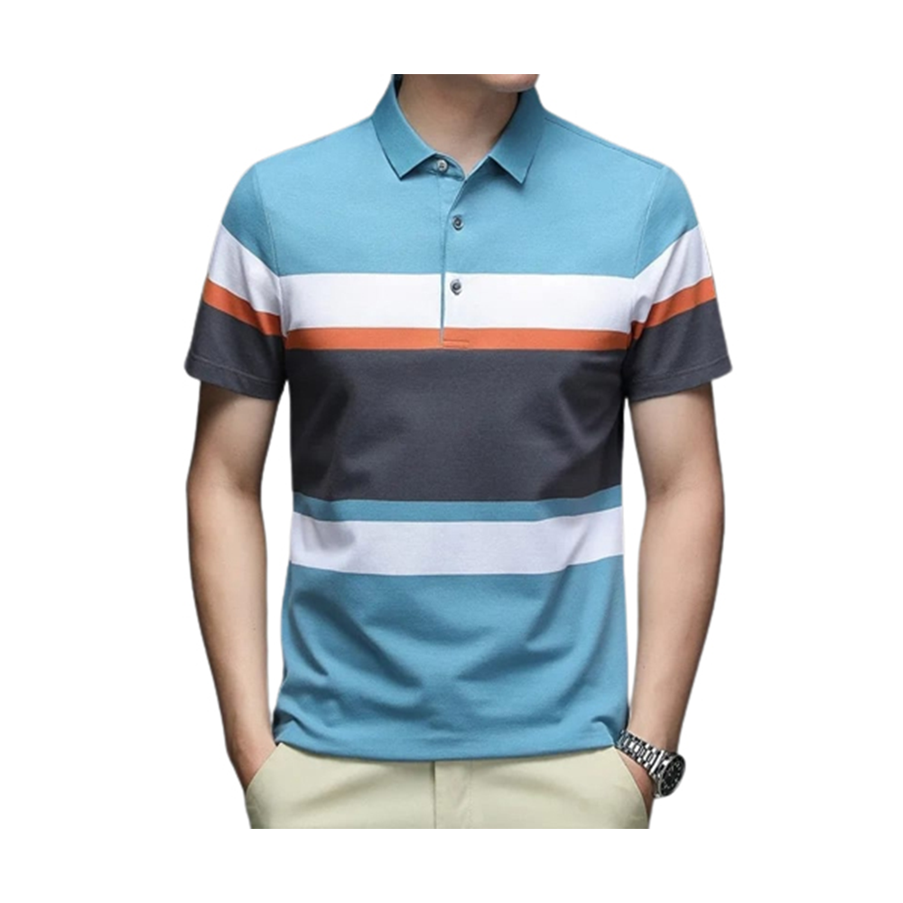 Pp Jersy Sublimation Half Sleeve Polo Shirt For Men Multicolor Pt 159