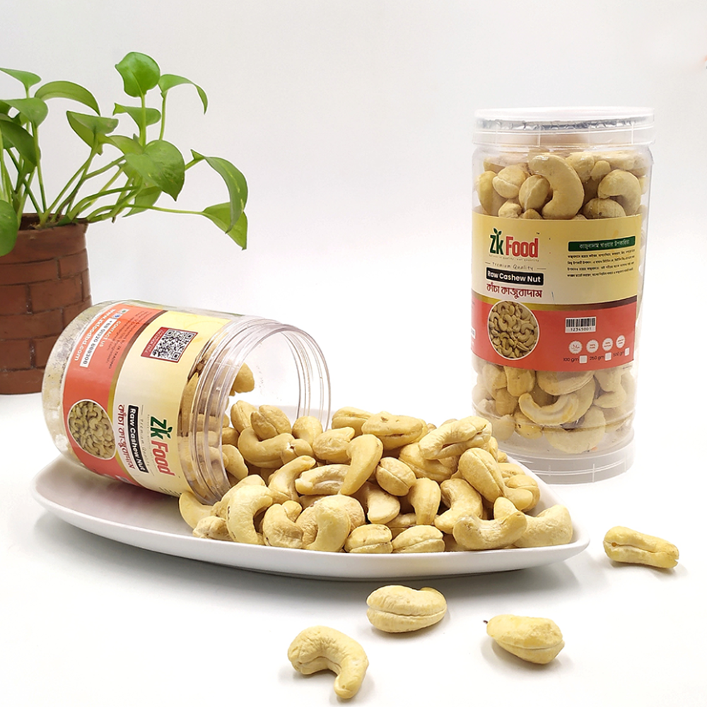 ZK Food Cashew Nut Raw (Kaju Badam) - 500gm- 324240284