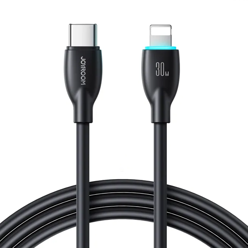 Joyroom S-A30 Type-C to Lightning 30W Fast Charging Data Cable - 1 Meter - Black