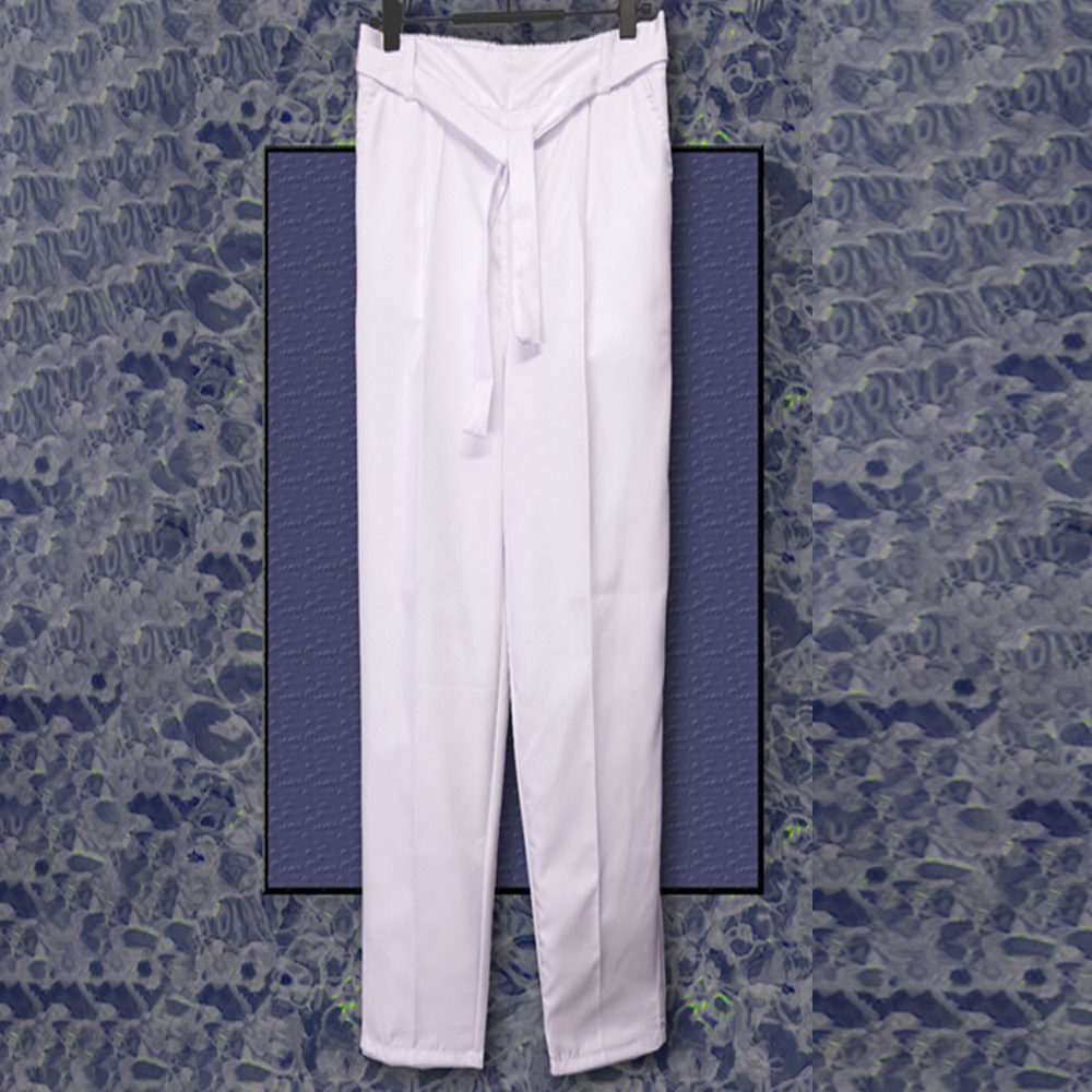 Cotton Western Regular Fit Formal Pant For Women - White