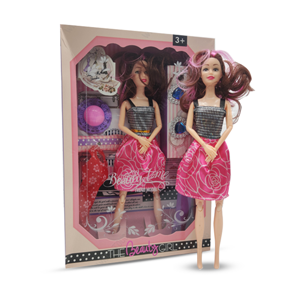 Beauty Fashion and Stylish Barbie Doll Toy With Dress and Accessories - 150692981