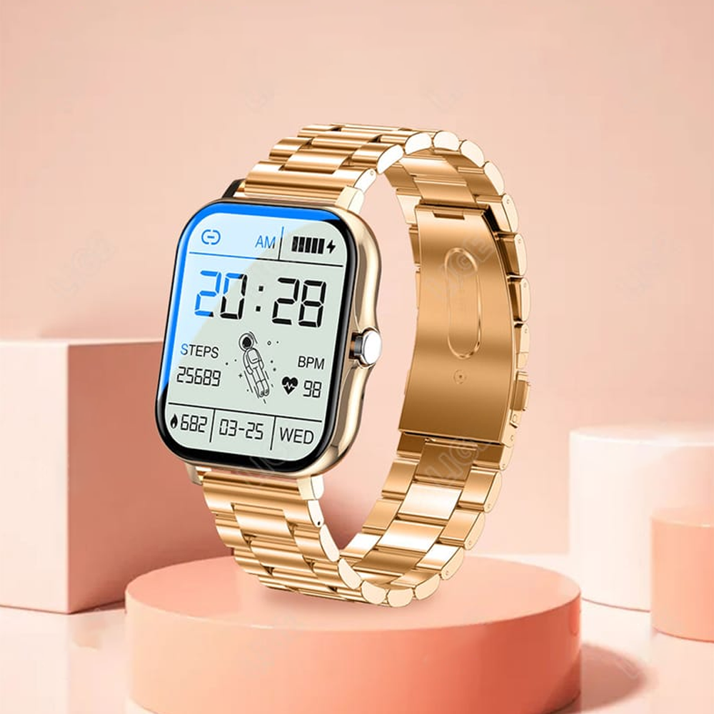 Gold discount touch watch