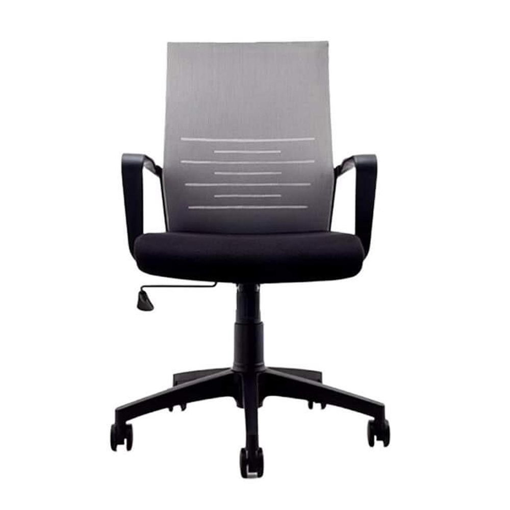 Adjustable and Comfortable Swivel Office Chair - Black