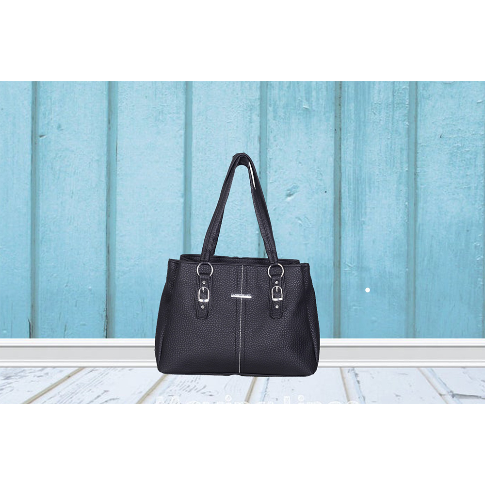 Leather Ladies Bag For Women - Black - RL-25