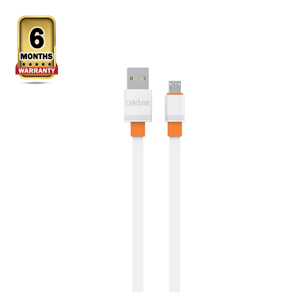Yison Celebrat CB-33-A-M Charging and Data Cable For Micro 2.1A - 1 Meter - White