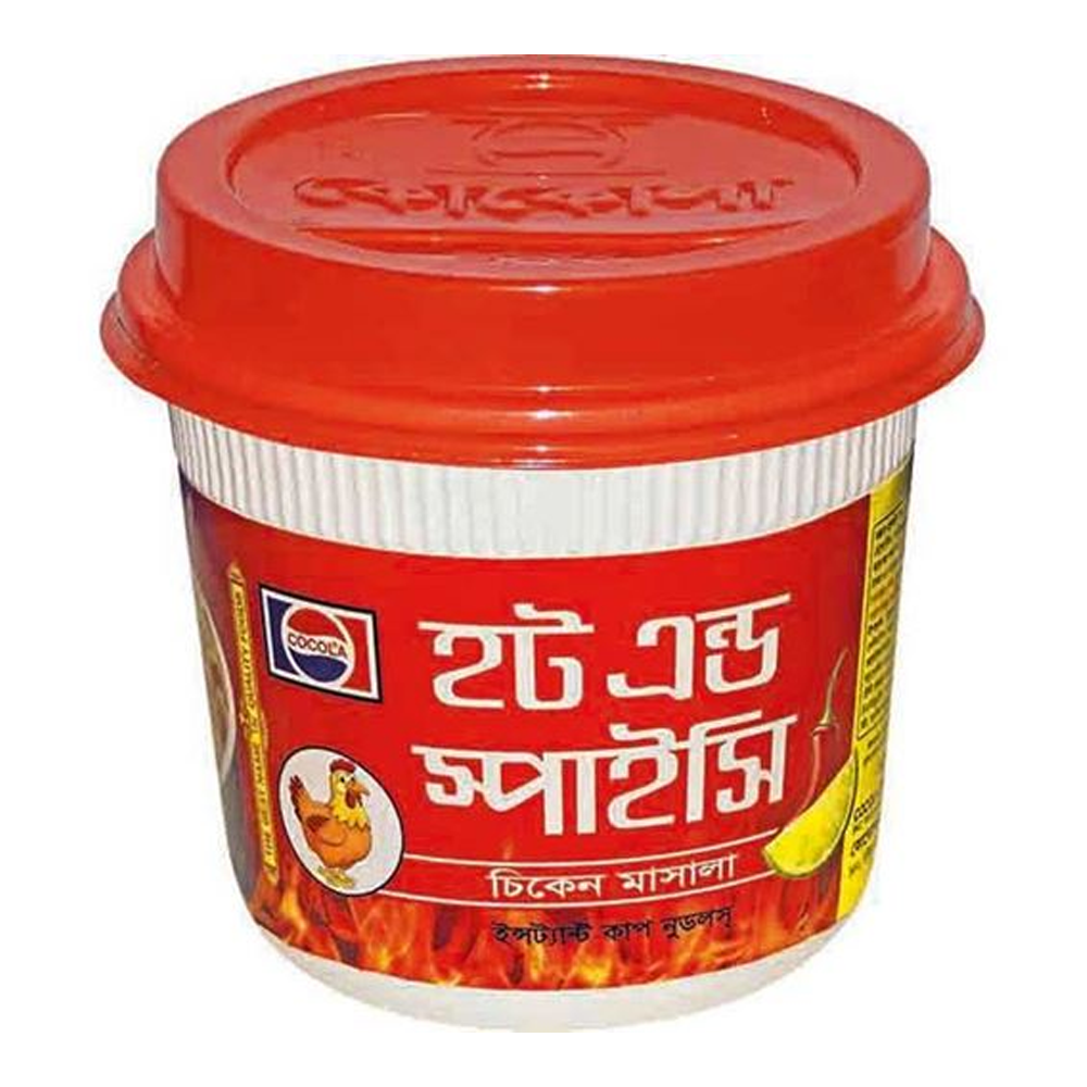 Cocola Hot And Spicy Chicken Masala Instant Cup Noodles - 40gm