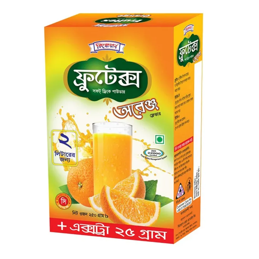 Kishwan Fruitex Soft Drink Orange Powder - 500gm