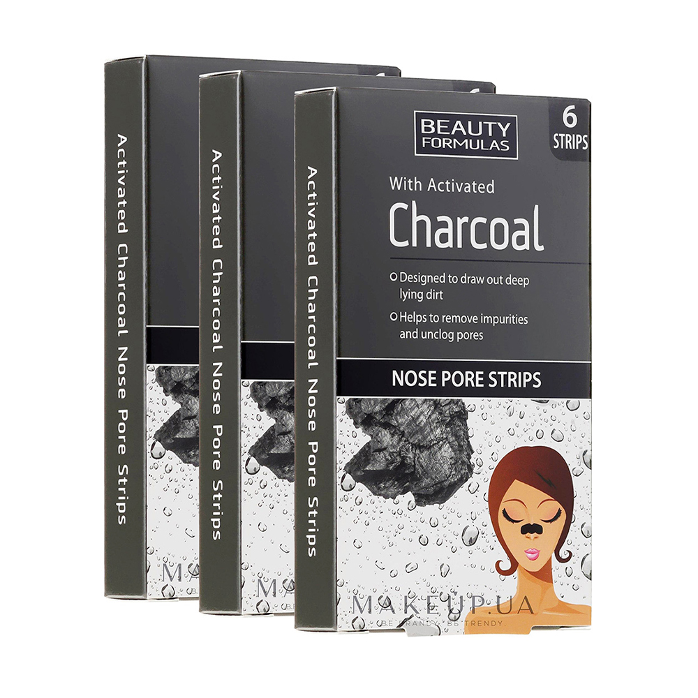 Beauty Formulas Nose Pore Strips with Active Charcoal Bundle offer - 3 Packs - RTS -05