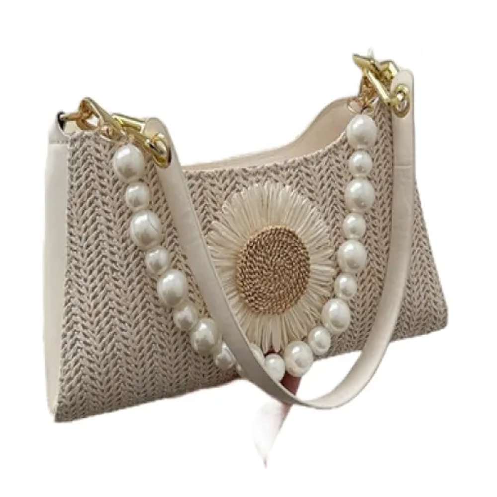 Straw Luggage Woven Shoulder Bag for Women