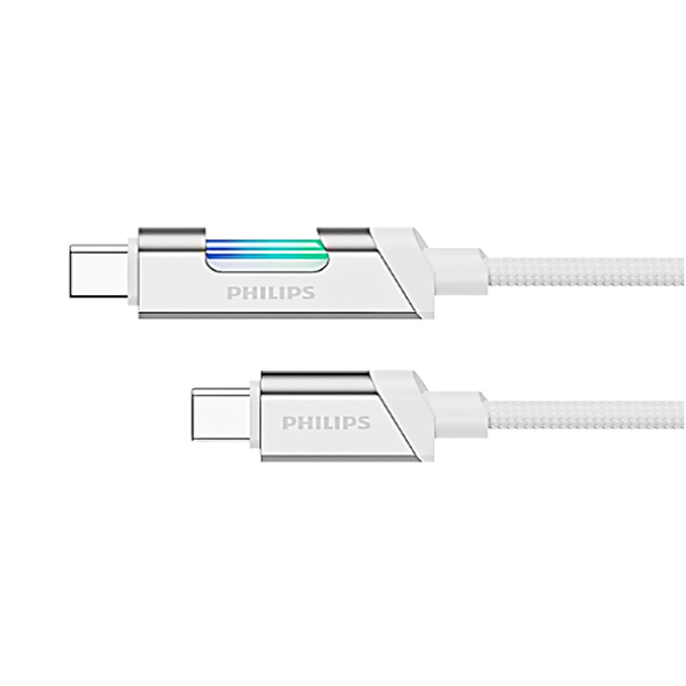 PHILIPS DLC5021AW Type-C to Type-C Cable - 1M - Multicolor