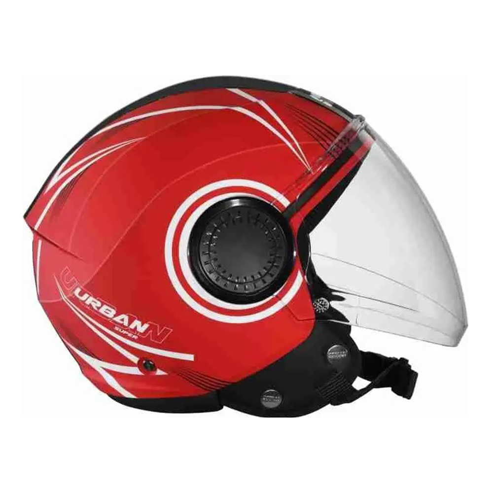 Studds Urban Full Face Bike Helmet - L Size - Red