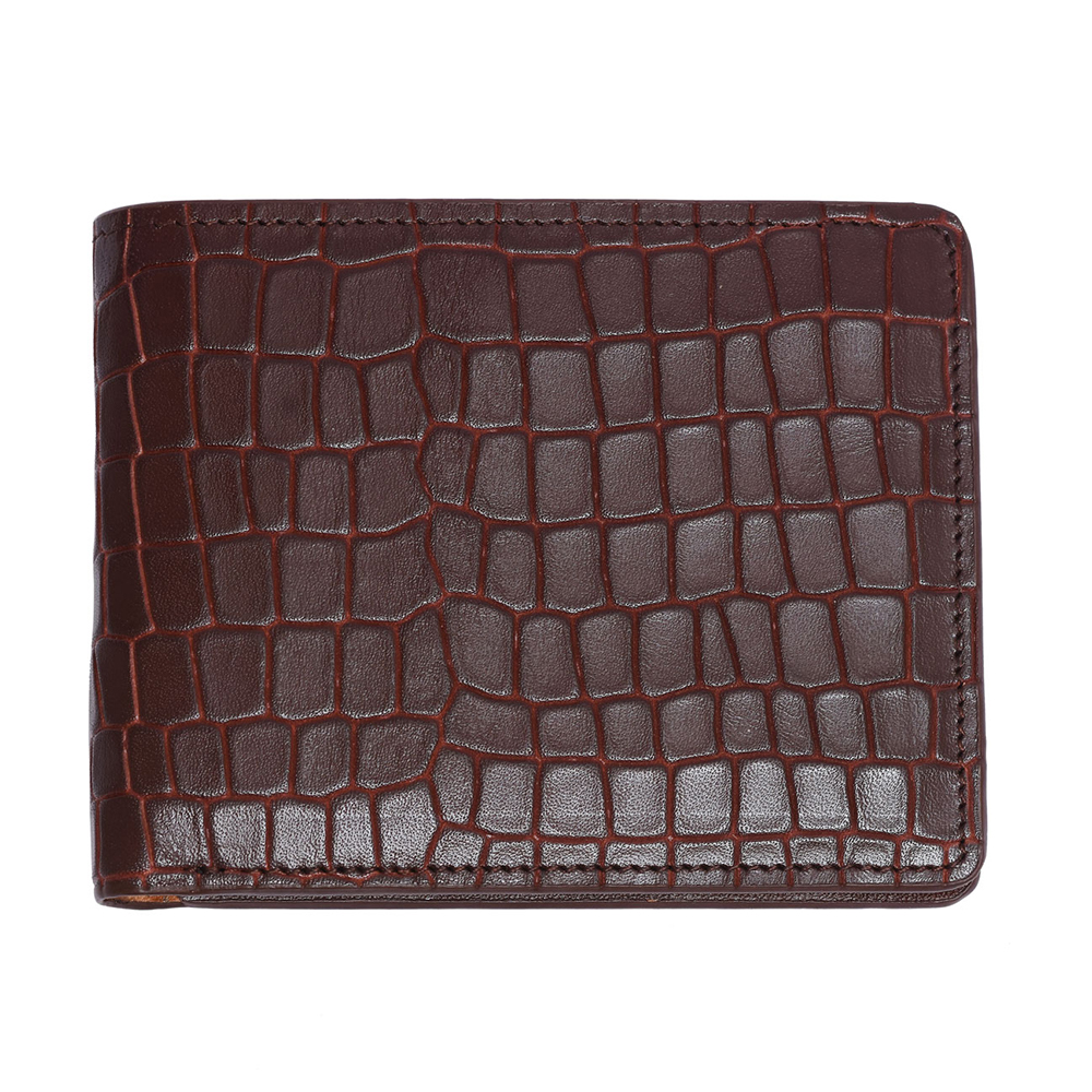 Zays Leather Short Wallet - WL19 - Dark Brown