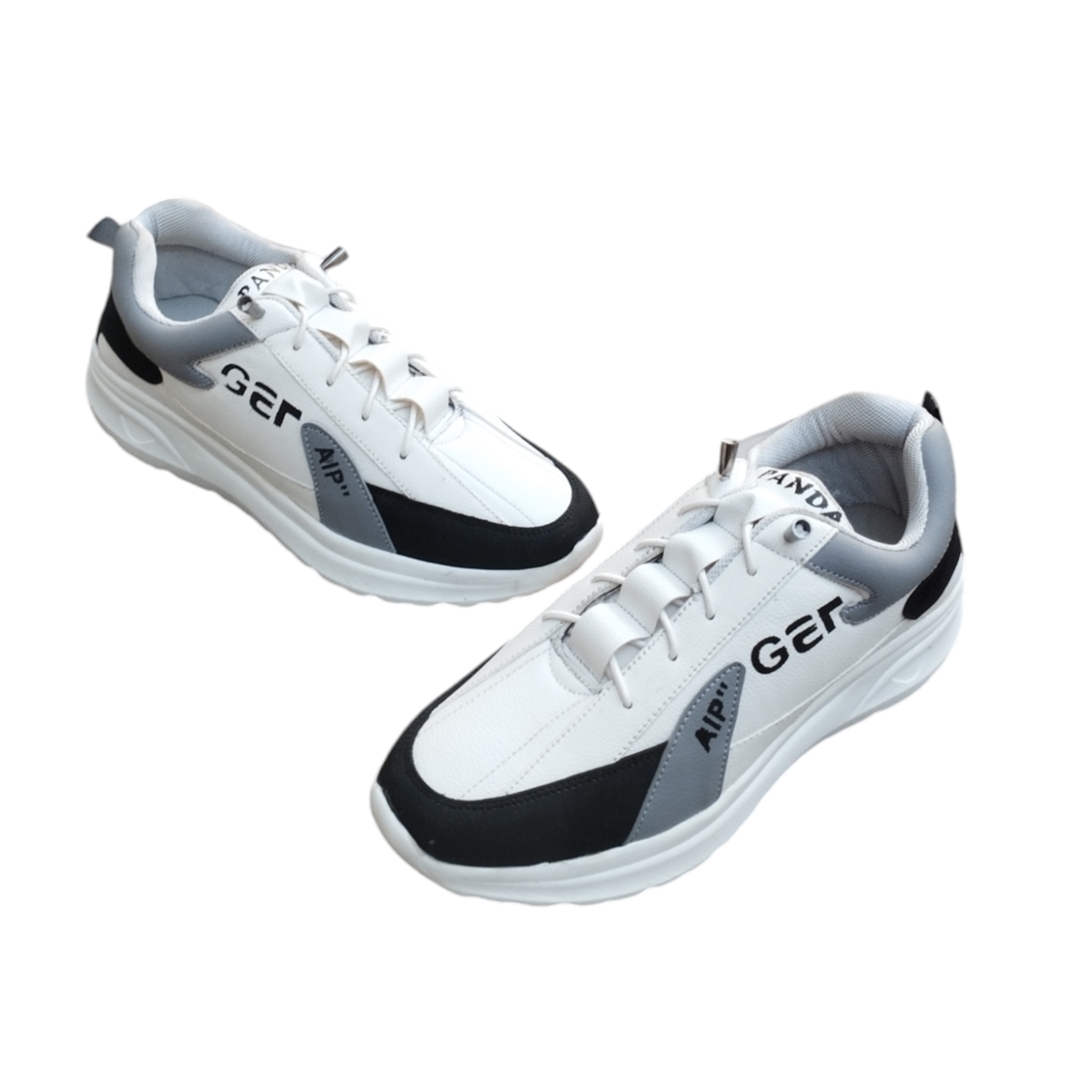 Sport Pu Leather Sneakers  For Men - White - WP