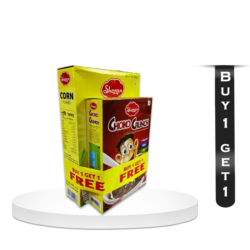 Buy Shezan Corn Flakes - 275gm Get Shezan Choko Crunch - 170gm Free