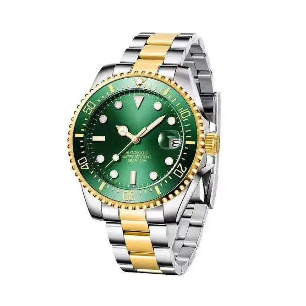 Mechanical Waterproof Wristwatch For Men - Green