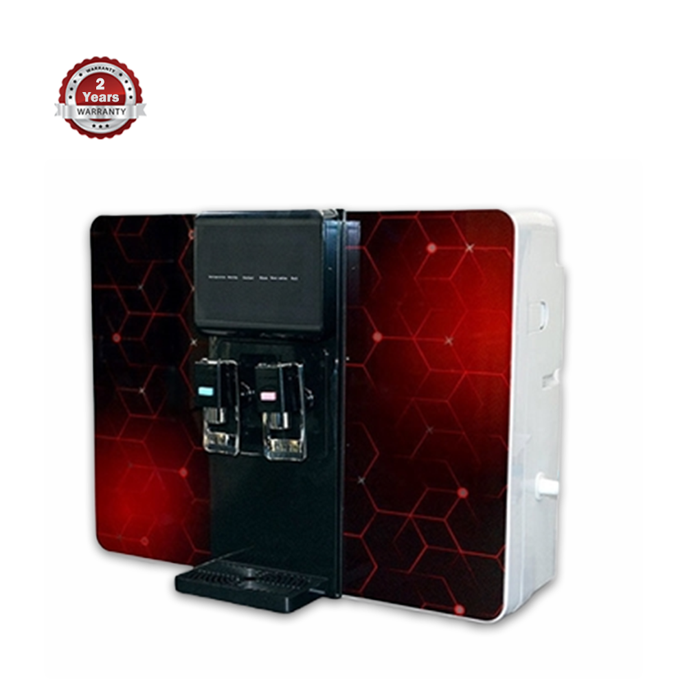 Heron Max Life Hot Cold and Normal Water Purifier 8L Maroon and White