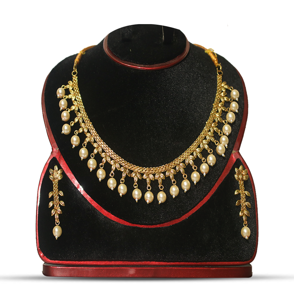 Alloy Necklace Set for Women - N06 - Golden