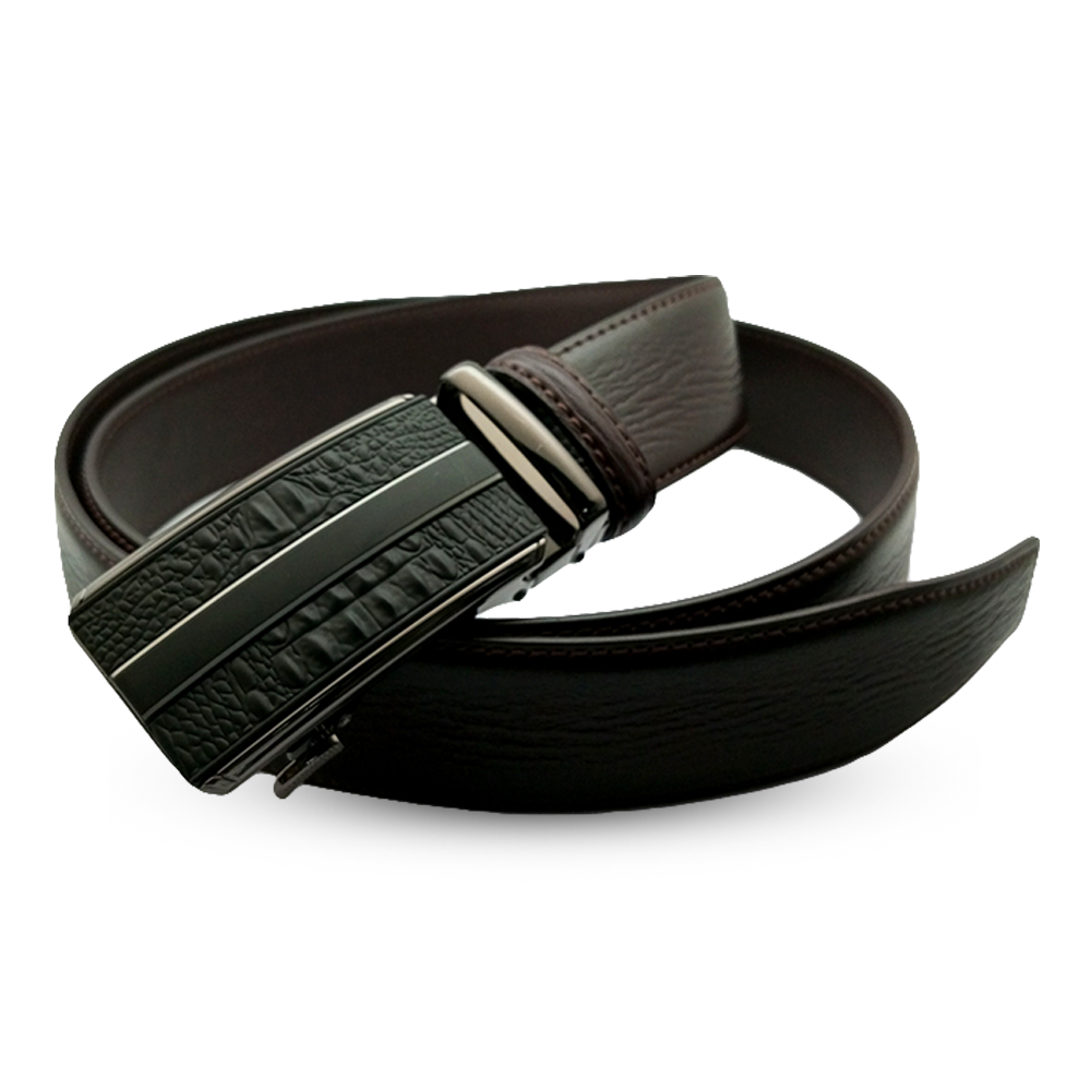 Leather Belt for Men - Coffee