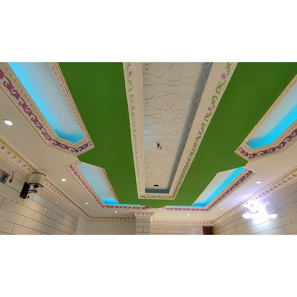 Gypsum Ceiling Design Full Ceiling White CLF 1