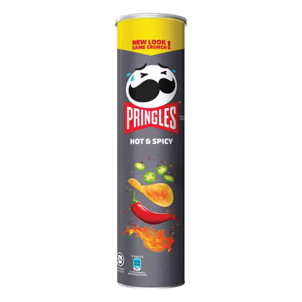 Pringles Hot and Spicy Potato Chips - 134gm - 8646712306