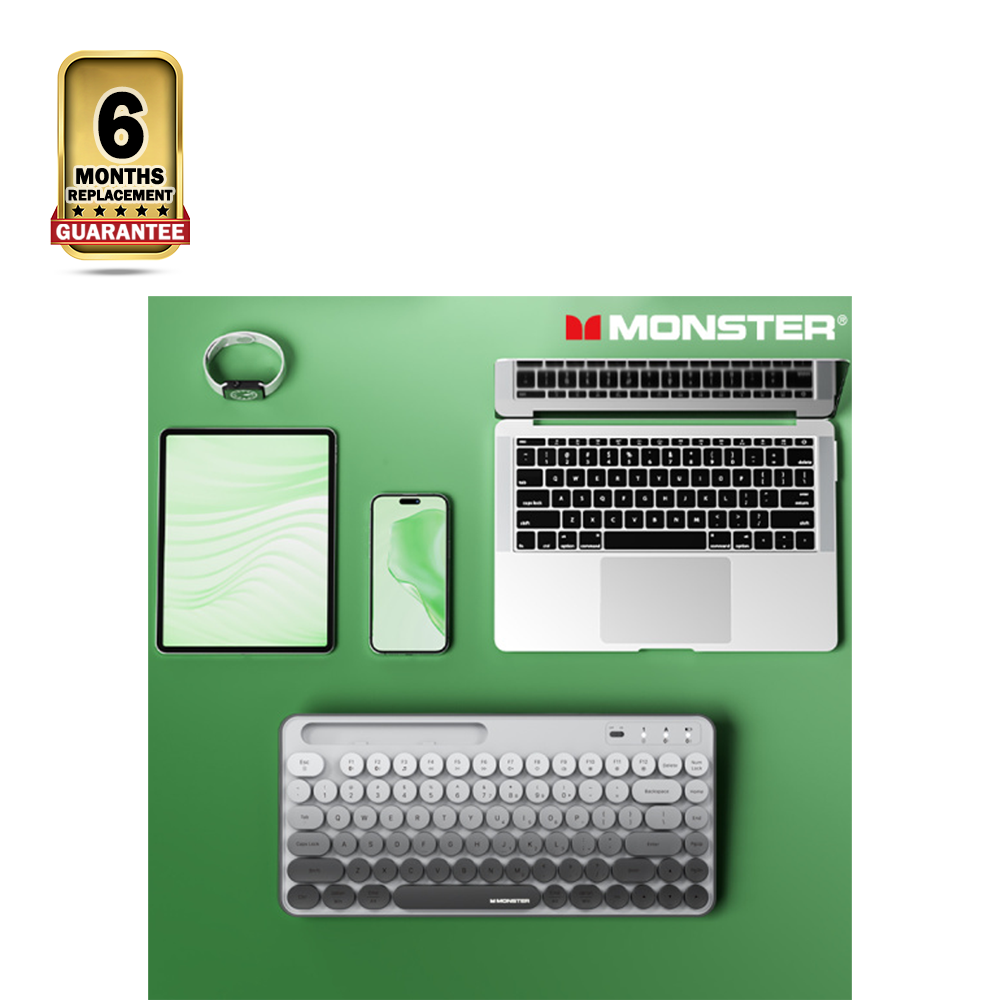 Monster KM6S Three-mode Bluetooth Wireless Keyboard - Multicolor