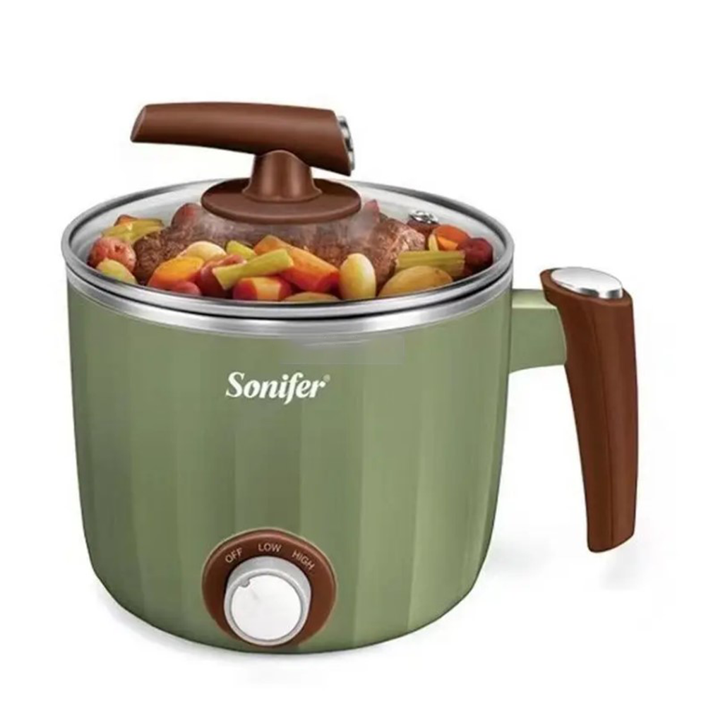 Sonifer SF1503 Multifunctional Electric Cooker 1.2 Liter Dark Olive
