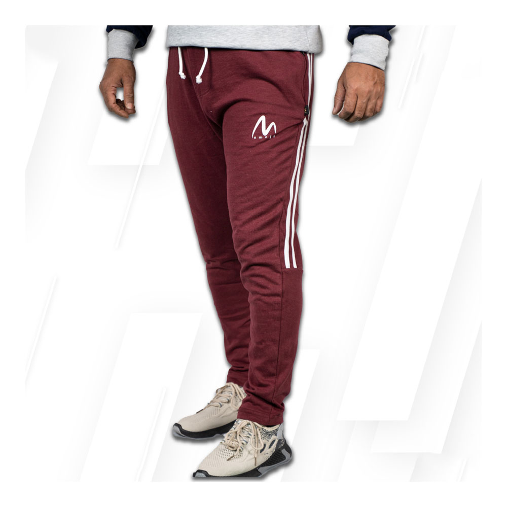 French Terry Trouser for Men - Maroon