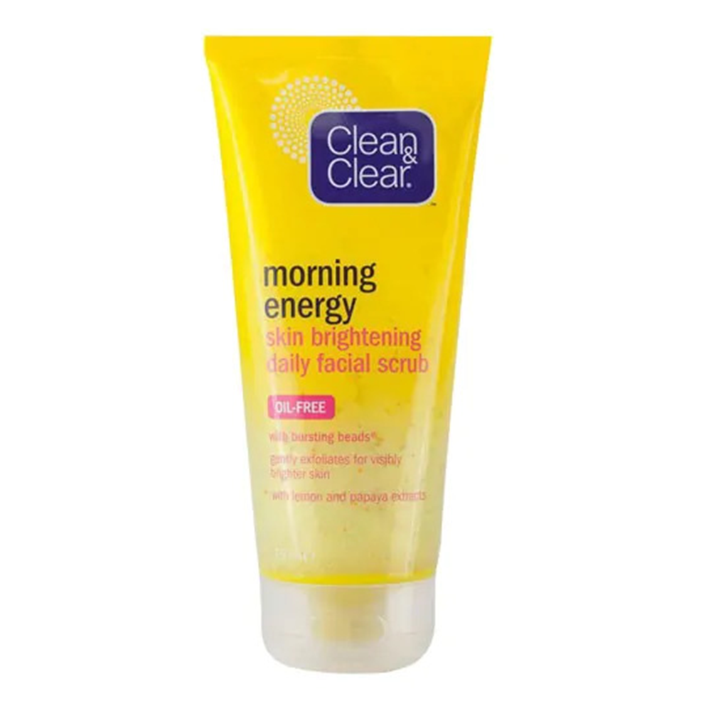 Clean and Clear Morning Energy Skin Brightening Daily Facial Scrub - 150ml - CN-109