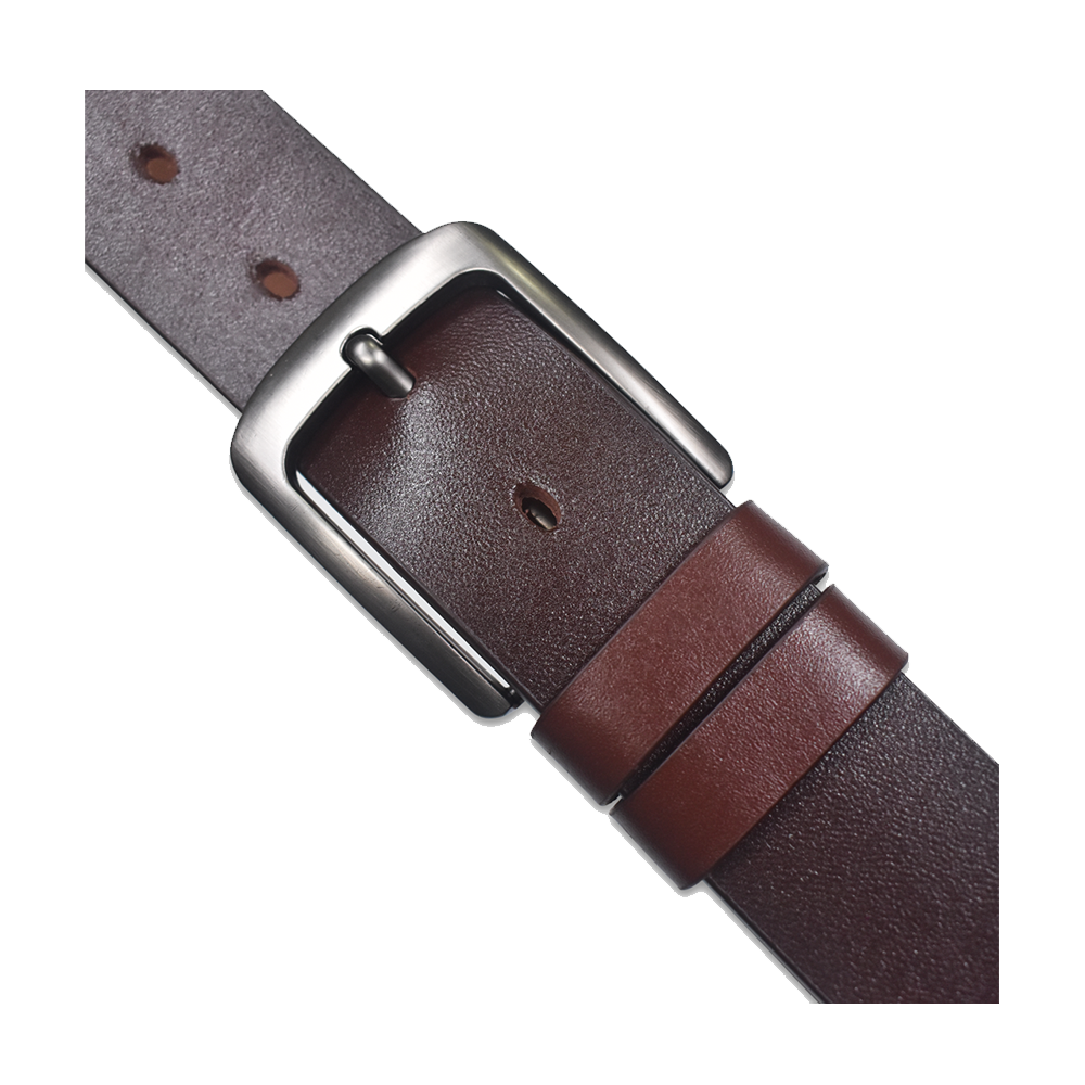 Leather Belt for Men B4 - Chocolate Buffalo