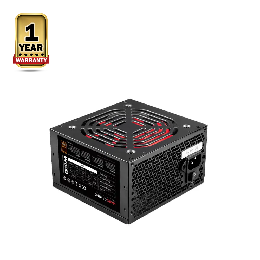 HI-POWER PC Power Supply - 550W - Black