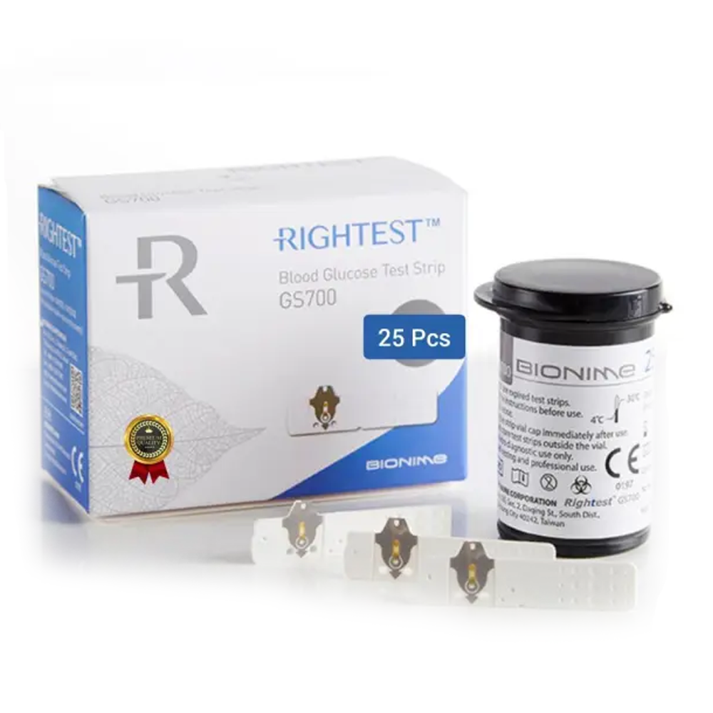 Bionime GM 700SB / 700S Blood Glucose Diabetes 25 test strips