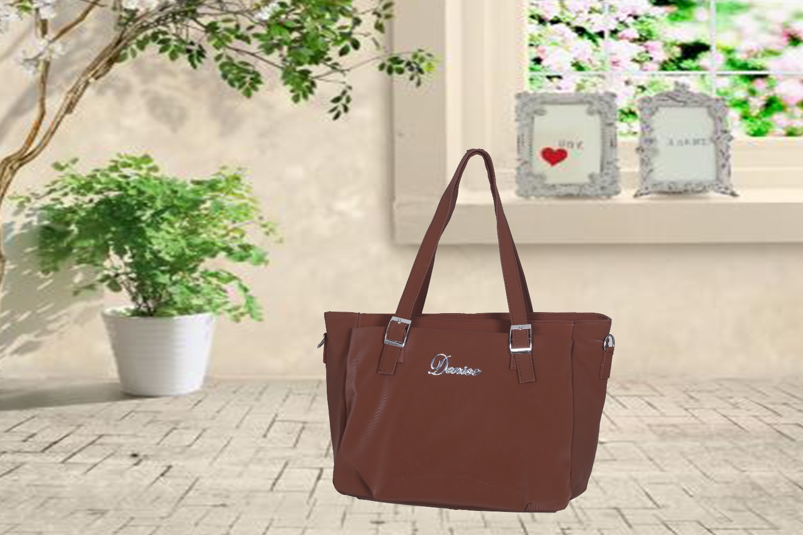 Leather Ladies Bag For Women - Chocolate - RL-13