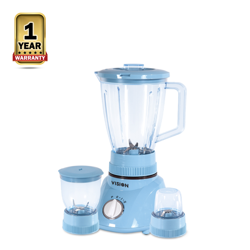 Vision RE Deluxe PS 3 In 1 Blender - 300W - Blue