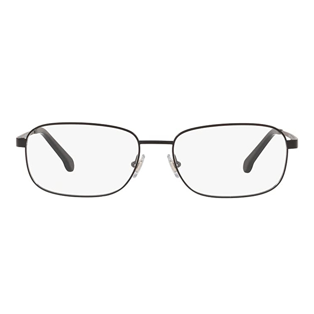 Metal Square Prescription Eyeglass Frame - Black - SM-71