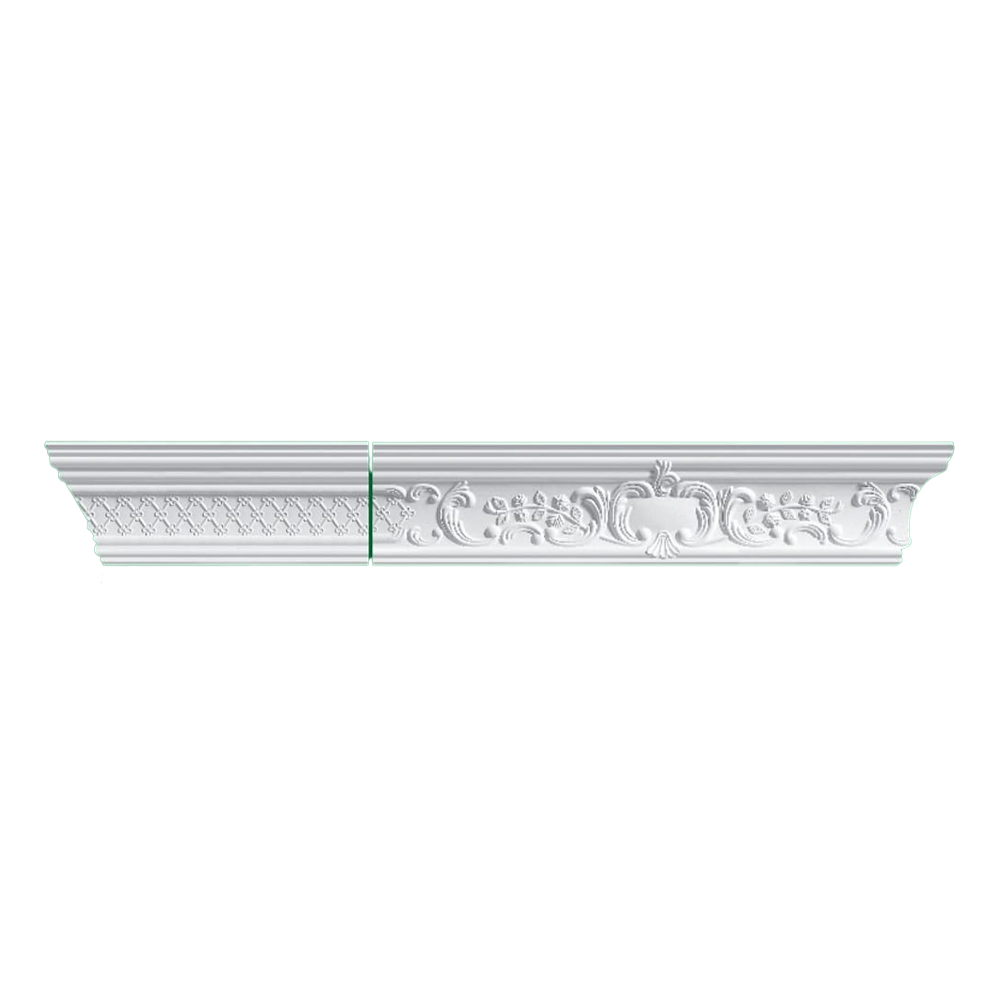 Gypsum Cornice Strip 8 Inch - White - ST 14