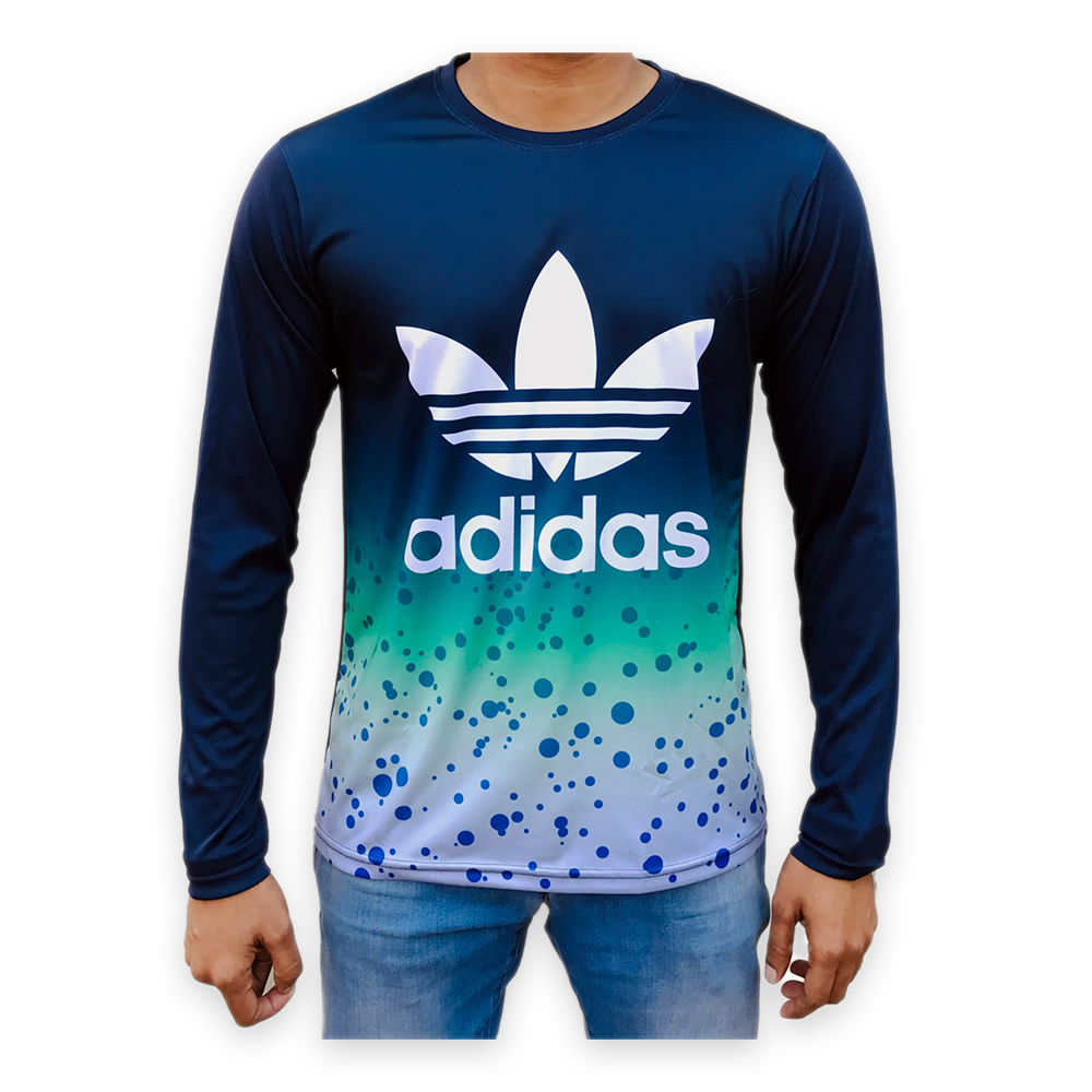 Adidas full sleeve on sale sports t shirt