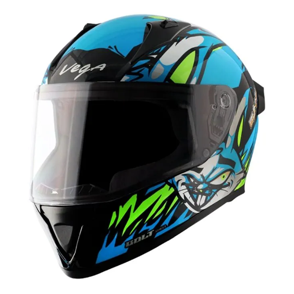Vega Bolt Full Face Helmet - L - Multicolor