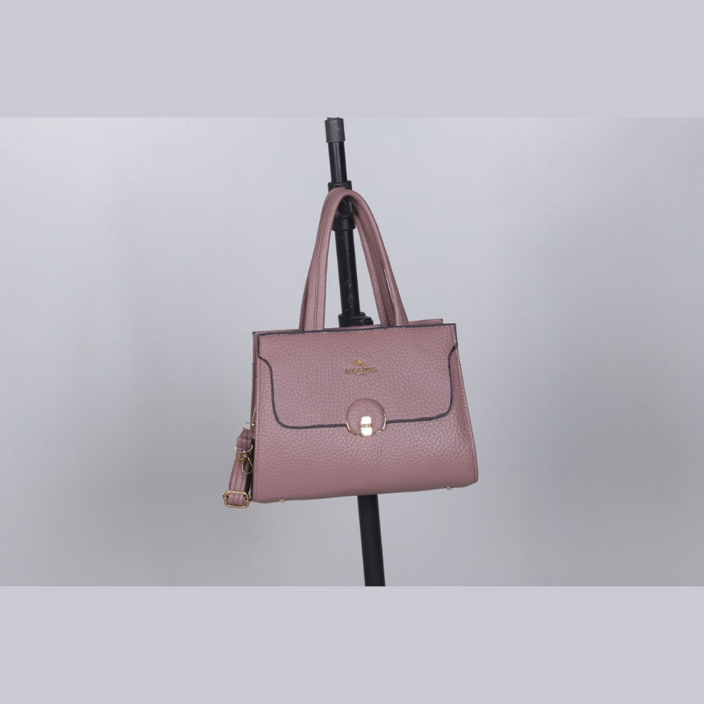 Leather Ladies Bag For Women - VioletRed - RL-09