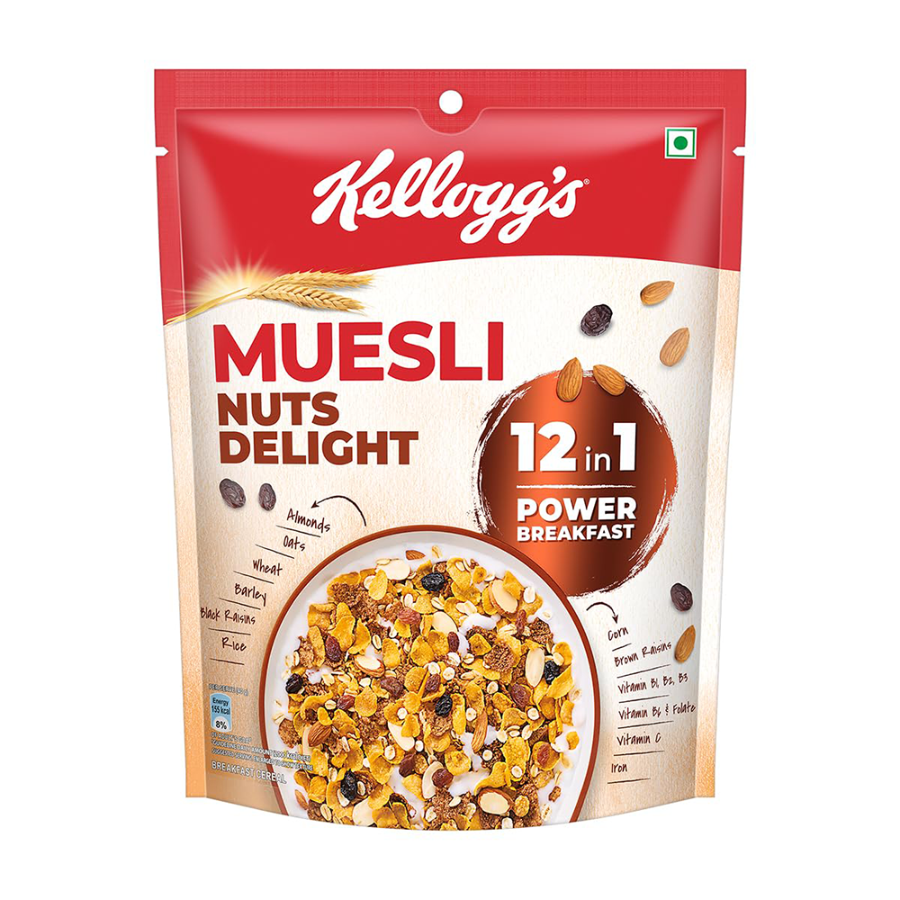 Kelloggs Muesli Nut Delight Breakfast Cereal - 240gm - AR14