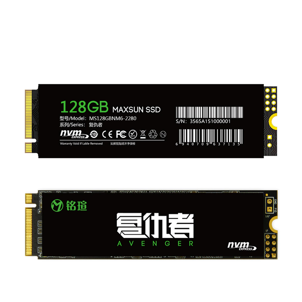 MAXSUN M.2 NVME Solid State Drives SSD - 128 GB 