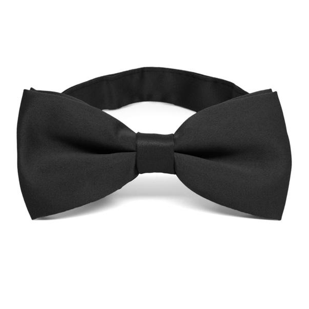 Polyester Bow Tie for Men - Black