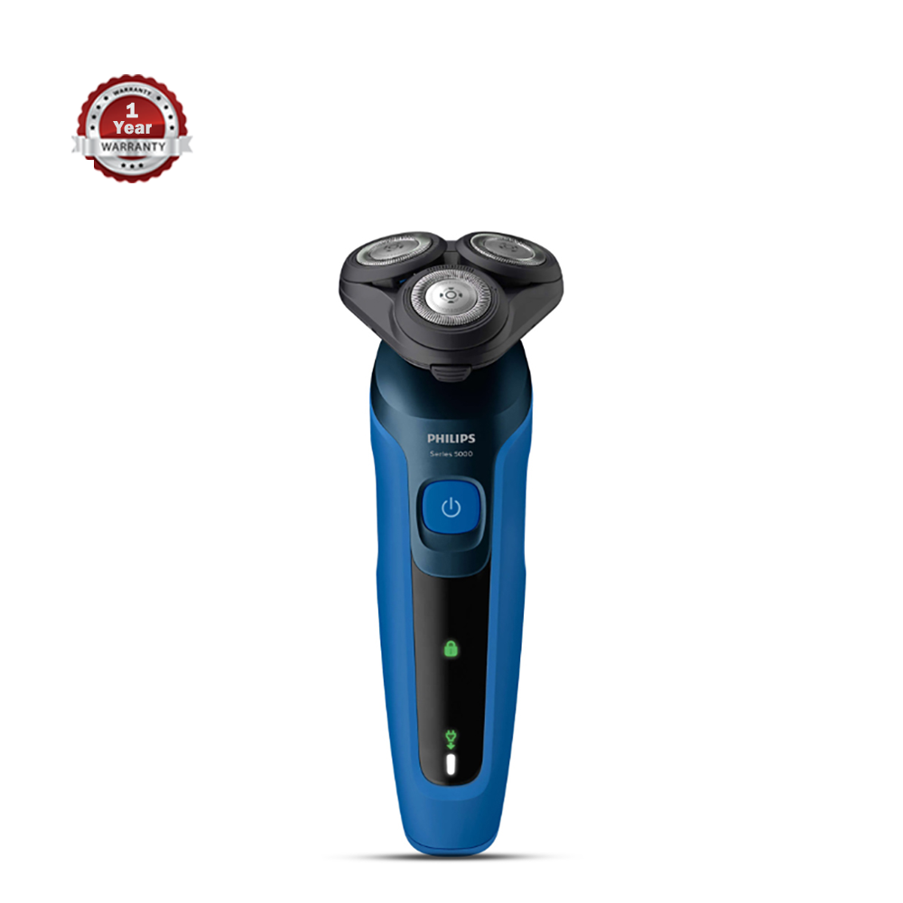 Philips S5444/03 Series 5000 Electric Shaver For Men - Black And Blue