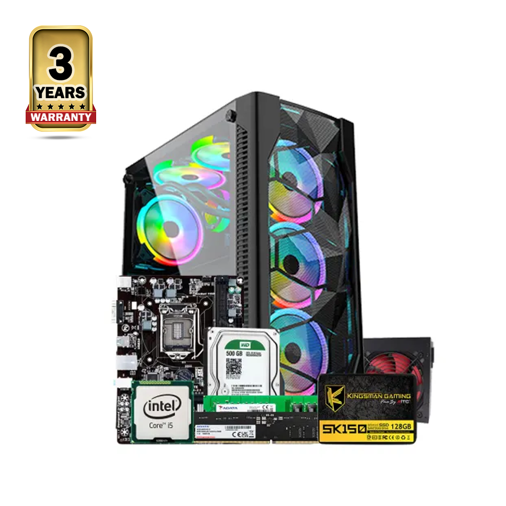 Intel Core i5 6th Generation - 8GB RAM - 128GB SSD Or 500GB HDD - RGB Desktop CPU - bgwi-028