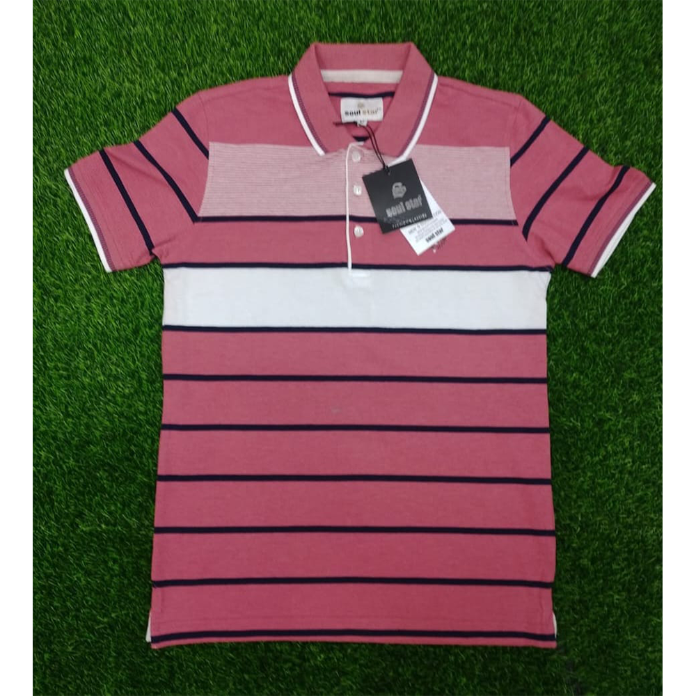 Cotton Polo T-Shirt For Men - Multicolor