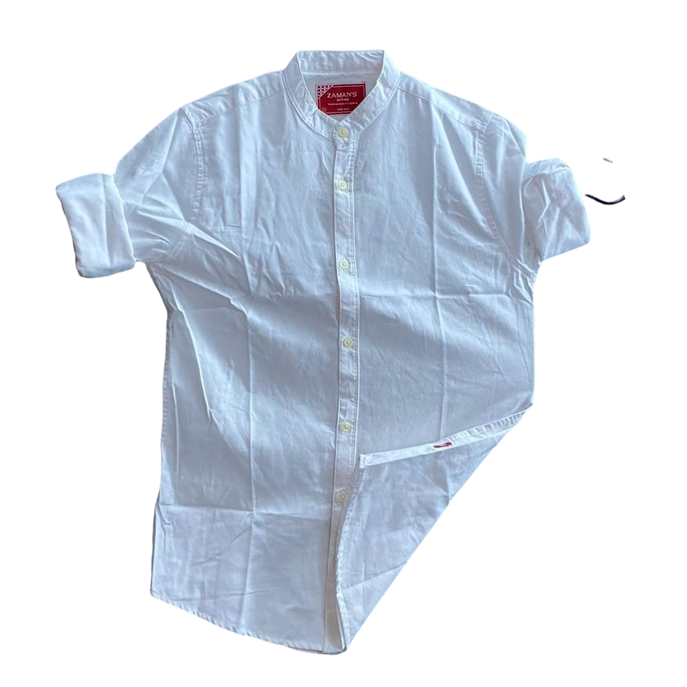 Cotton Full Sleeves Shirt For Men - SRT-5029 - White