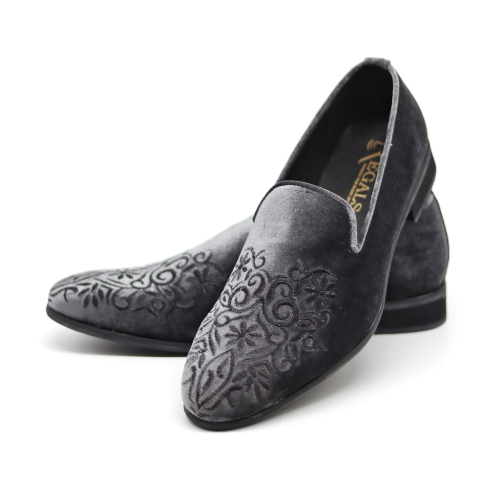 Regals Velvet Men's Shoes - RVES-ASH - Ash