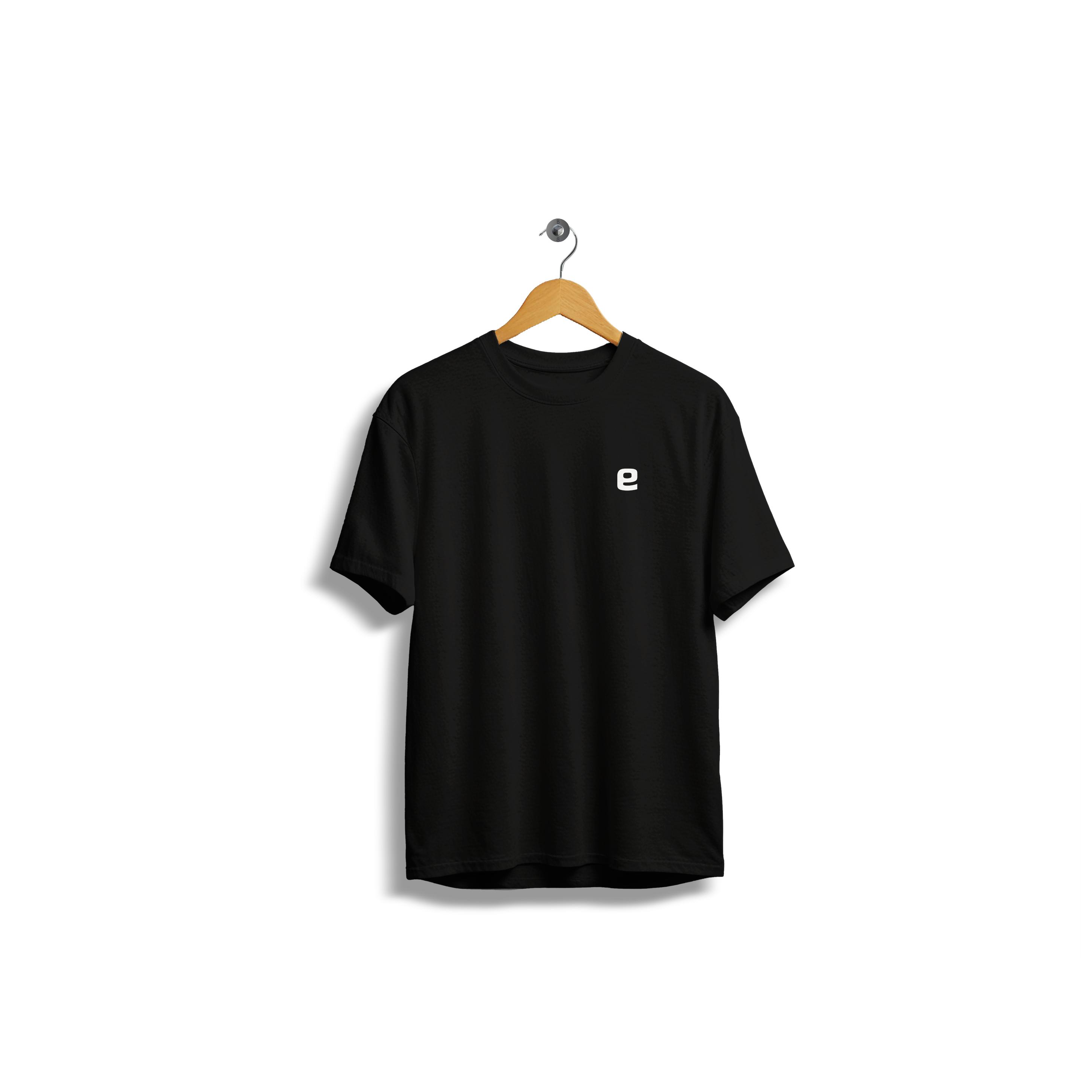 Cotton Half Sleeve T-Shirt for Men - Black