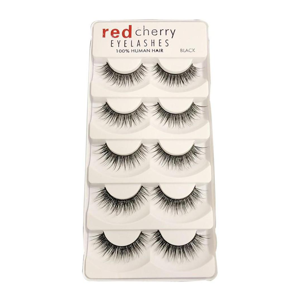 Natural False Eyelashes for Women - Black