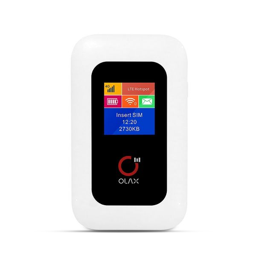 Olax Mf980L 4G LTE 150Mbps Wifi Router Hotspot Wifi With LCD Support