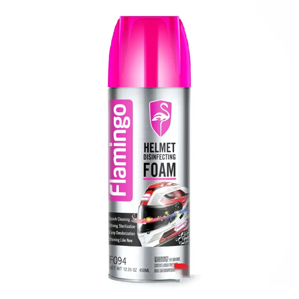 Flamingo Helmet Disinfecting Foam Cleaner - 450 ml